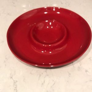 Chip/Dip serving plate
